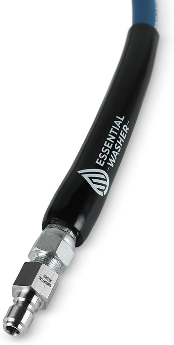 Pressure Washer Hose With 3/8 Quick Connect Fittings and 360 Swivel Outlet | 4000 PSI