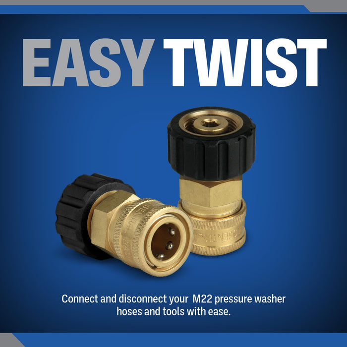 Pressure Washer M22 Quick Connect Adapter Set Variations