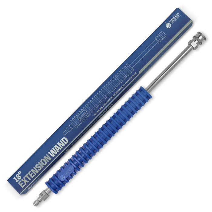Pressure Washer Stainless Steel Wand Extension With Molded Grip
