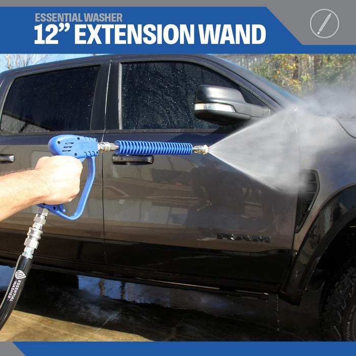 Pressure Washer Stainless Steel Wand Extension With Molded Grip