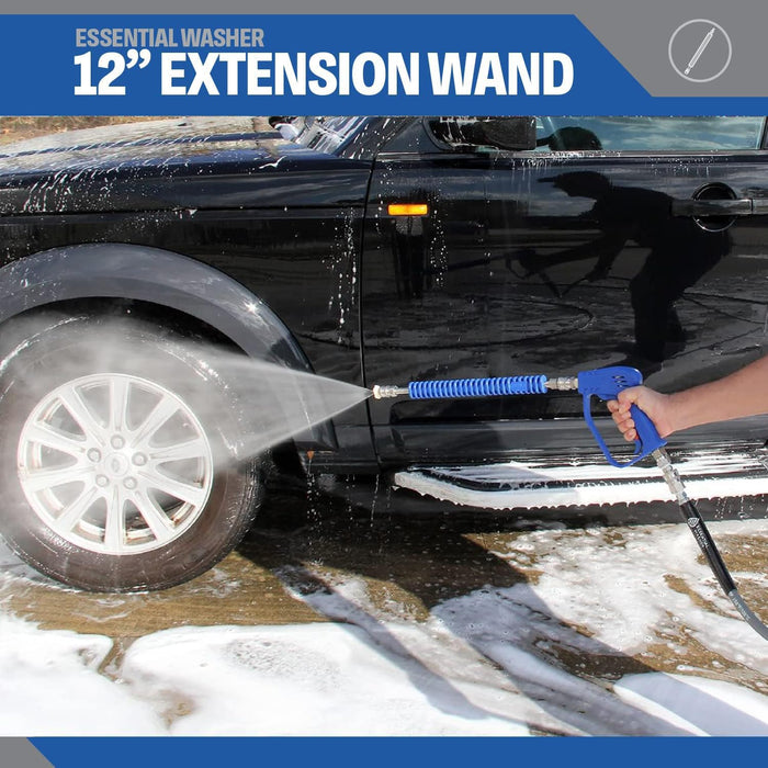 Pressure Washer Stainless Steel Wand Extension With Molded Grip