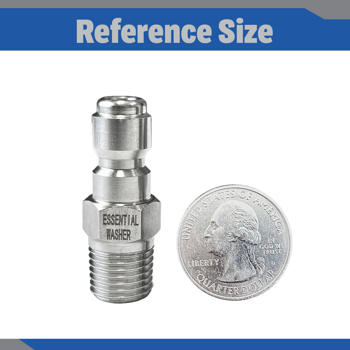 Pressure Washer Stainless Steel ¼” Plug Male NPT Fittings