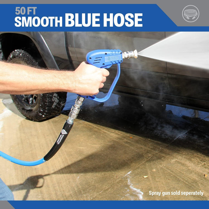 Pressure Washer Hose With 3/8 Quick Connect Fittings and 360 Swivel Outlet | 4000 PSI
