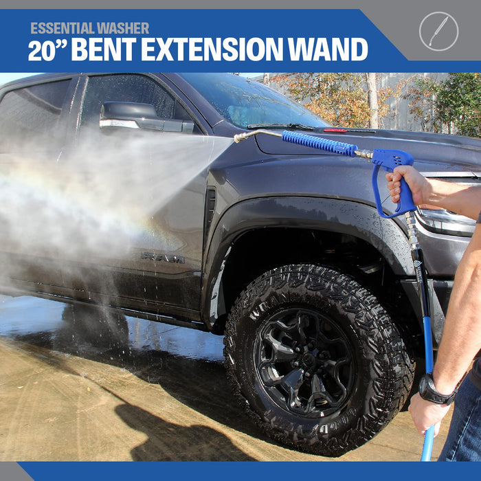Pressure Washer Stainless Steel Wand Extension With Molded Grip