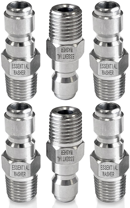 Pressure Washer Stainless Steel ¼” Plug Male NPT Fittings