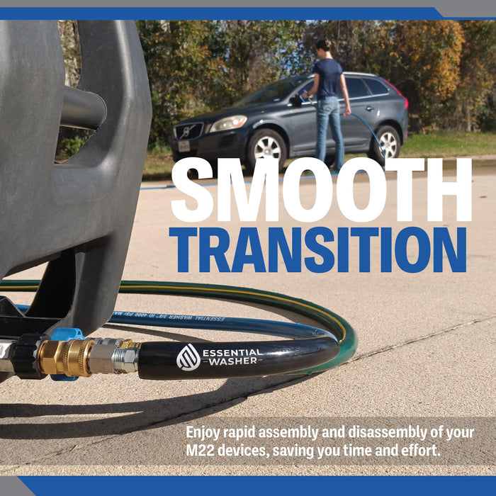 Pressure Washer M22 Quick Connect Adapter Set Variations