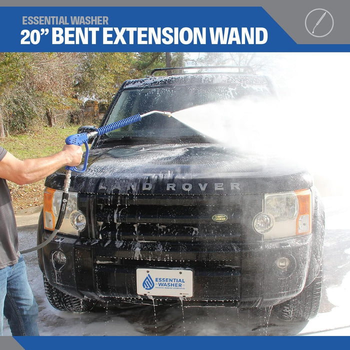 Pressure Washer Stainless Steel Wand Extension With Molded Grip