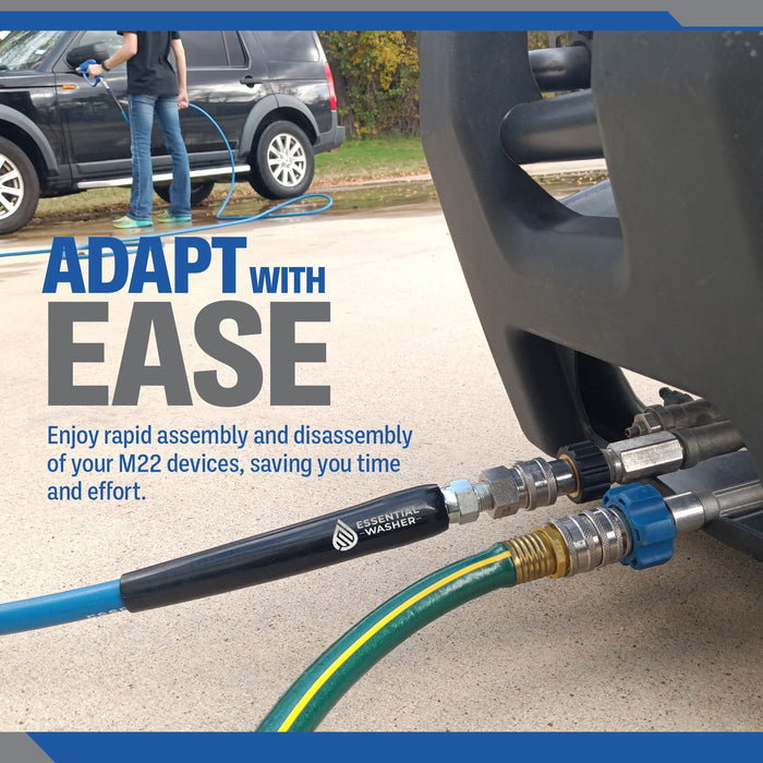 Pressure Washer M22 Quick Connect Adapter Set Variations