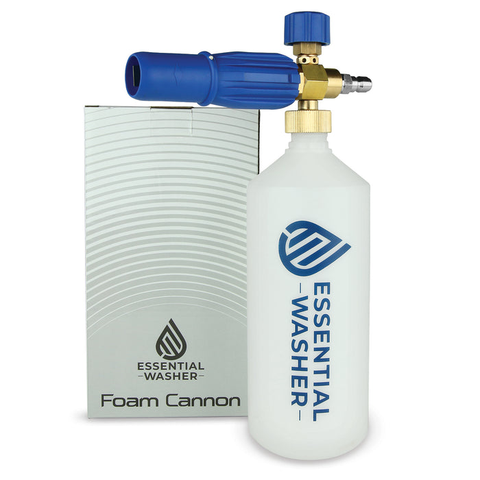 Pressure Washer Premium Foam Cannon Adjustable Spray Nozzle and Stainless Steel QC Plug