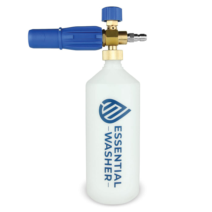 Pressure Washer Premium Foam Cannon Adjustable Spray Nozzle and Stainless Steel QC Plug