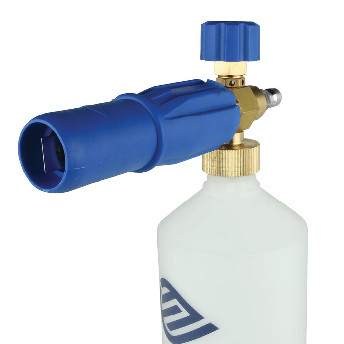 Pressure Washer Premium Foam Cannon Adjustable Spray Nozzle and Stainless Steel QC Plug