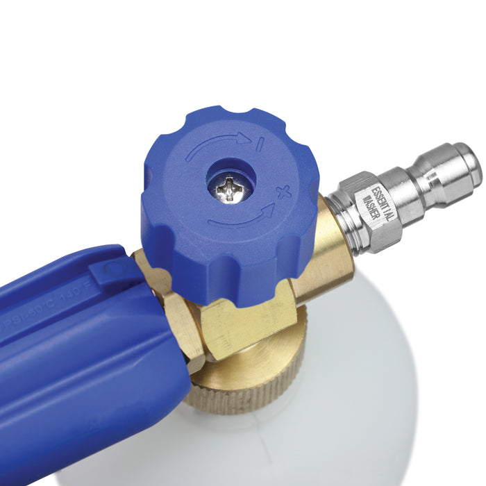 Pressure Washer Premium Foam Cannon Adjustable Spray Nozzle and Stainless Steel QC Plug