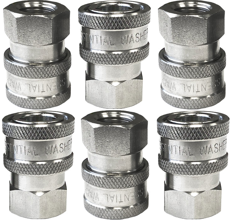 Pressure Washer Stainless Steel 1/4” Quick Connect Female NPT Fittings