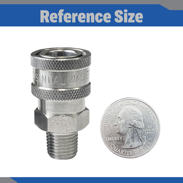 Pressure Washer Stainless Steel 1/4” Quick Connect Male NPT Fittings