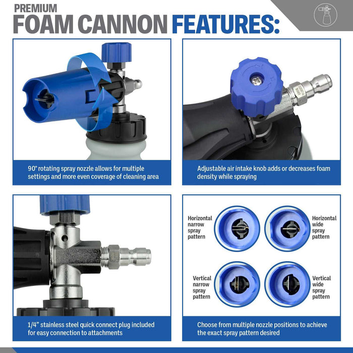 Premium Foam Cannon for Pressure Washer