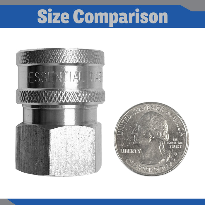 Pressure Washer Stainless Steel ⅜” Quick Connect Female NPT Fittings