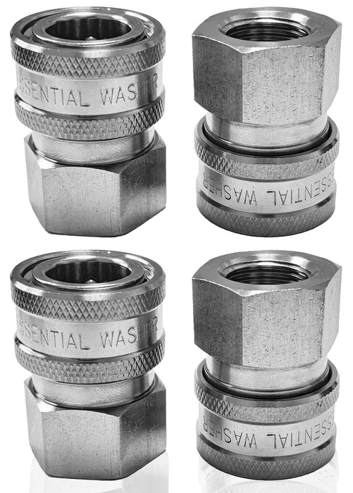 Pressure Washer Stainless Steel ⅜” Quick Connect Female NPT Fittings