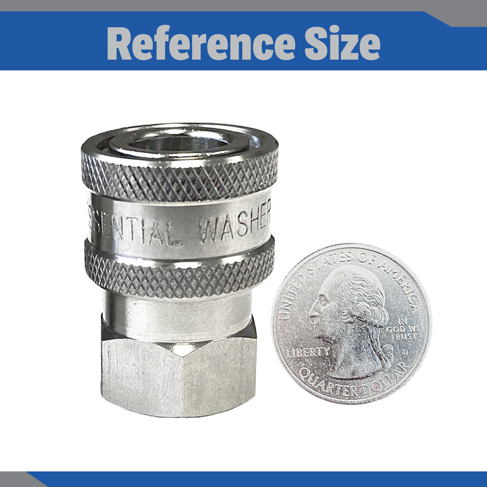 Pressure Washer Stainless Steel 1/4” Quick Connect Female NPT Fittings