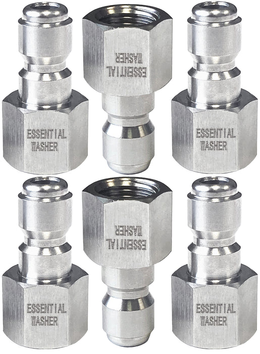 Pressure Washer Stainless Steel ¼” Plug Female NPT Fittings