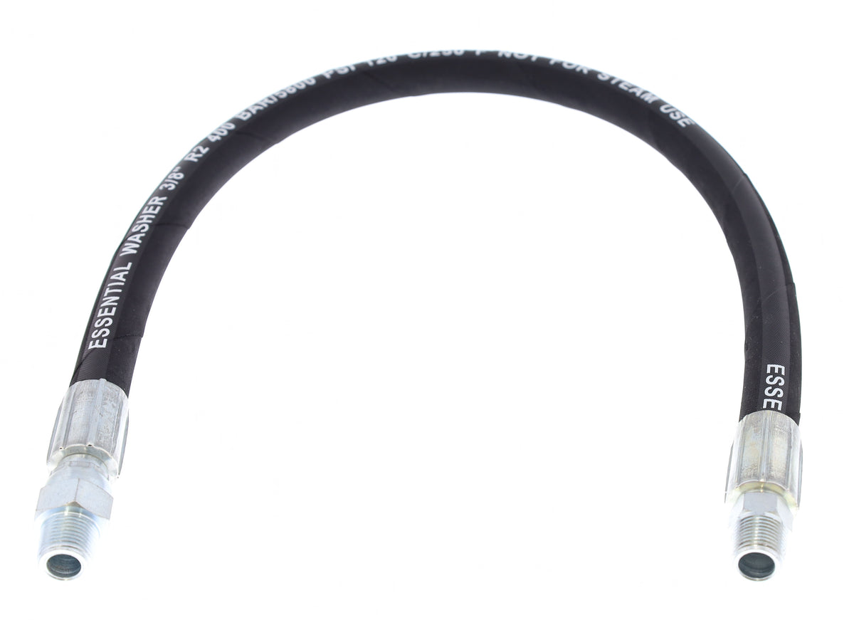 2 FT Pressure Washer Whip Line, 3/8" 5800 PSI — ESSENTIAL WASHER