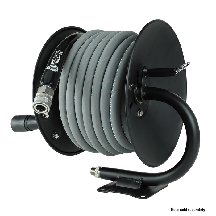 High pressure wall mount hose reel