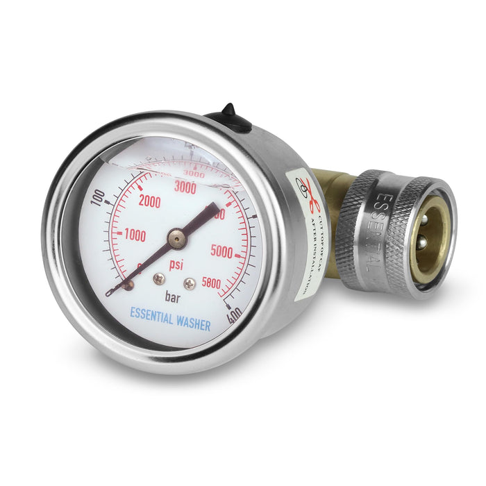 Pressure Washer 3/8 Inch Quick Connect with Plug Gauge Kit