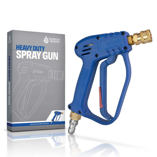 Heavy Duty Spray Gun With Brass Components & M22 Adaptors | Ideal for Electric Pressure Washers