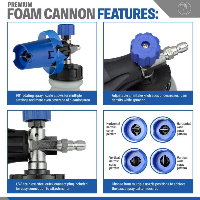 Premium Foam Cannon for Pressure Washer — ESSENTIAL WASHER