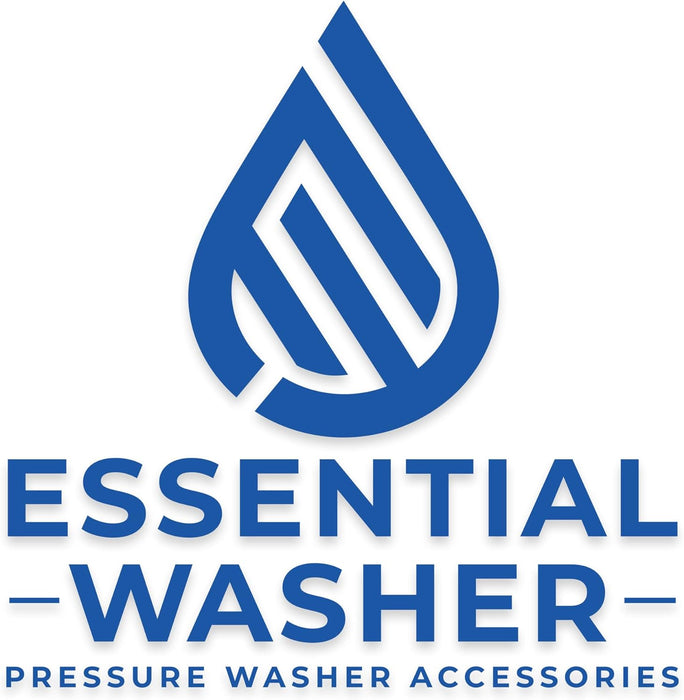 ESSENTIAL WASHER Brass 3/8" Female Quick Connect Fittings To Male NPT - Pressure Washer Couplers, 4200 PSI, 2 Pack